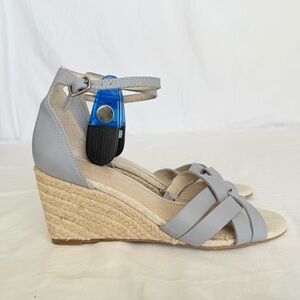 NEW! Splendid Maddy Espadrille Wedge Casual Sandals, Womens Size 7.5M, Sky Blue